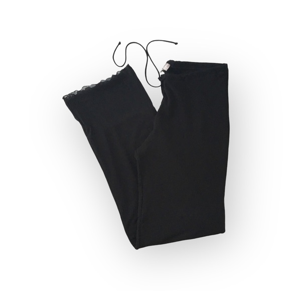 Papillon Blanc Pants - new Papillon Blanc 🝮 Semi Sheer Comfy Lounge Pant 🝮 Versatile Evening 🝮 Black